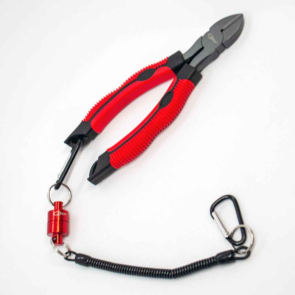 saltwater resistant magnetic lanyard for fishing pliers