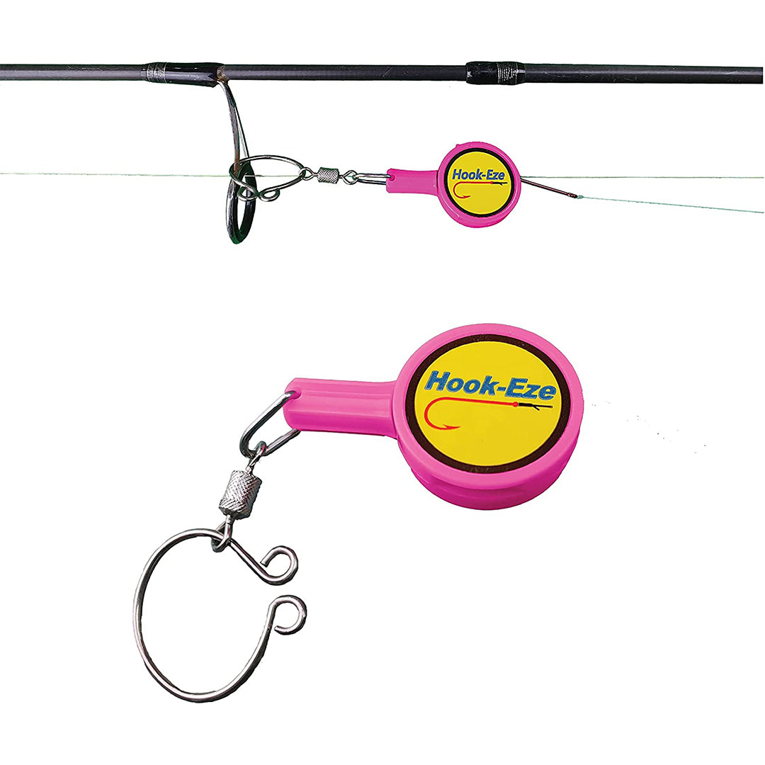Buy Hook-Eze 2 x NEW Twin Pack - Larger Model Safe Fishing Hook Cover & Knot  Tying Tool - Cover 4 Poles + Line Cutter Online at desertcartKUWAIT