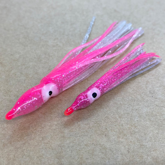 Pink Squid Skirts - Snapper Tackle