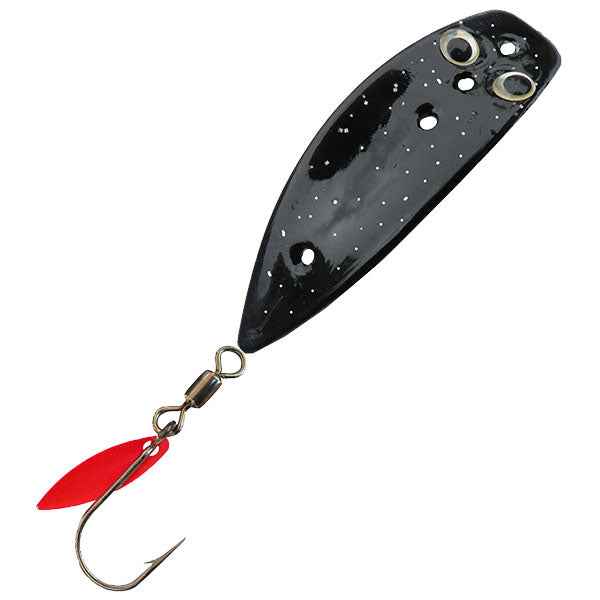 Trout Killer Trolling Lure - Black Sparkle