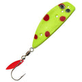 Trout Killer Trolling Lure - Chartreuse Fire Dot