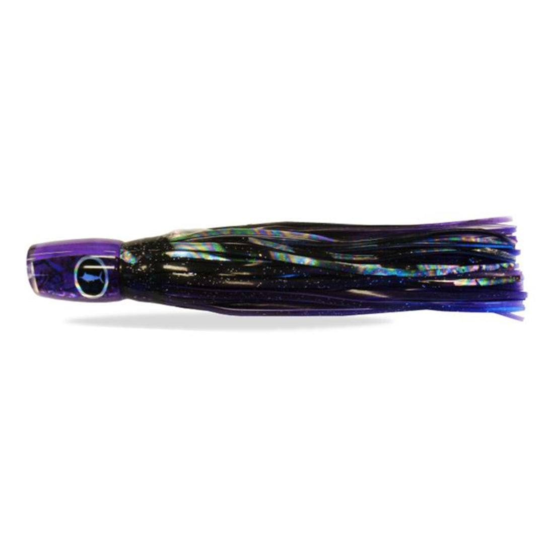 Purple Black Plunger Bluewater Trolling Skirted Game Fishing Lure
