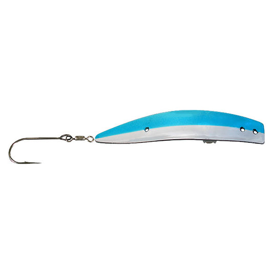 Trolling E-Lure - Chrome Neon Blue - LURE ME - Online Fishing Tackle.