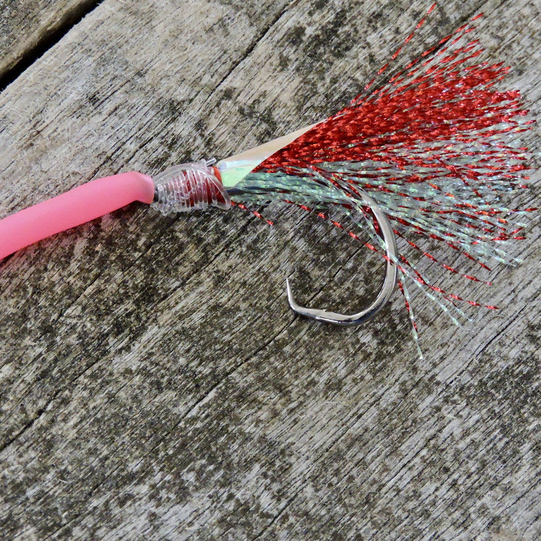 Snapper Tackle Flasher Rig with Luminous Tubing