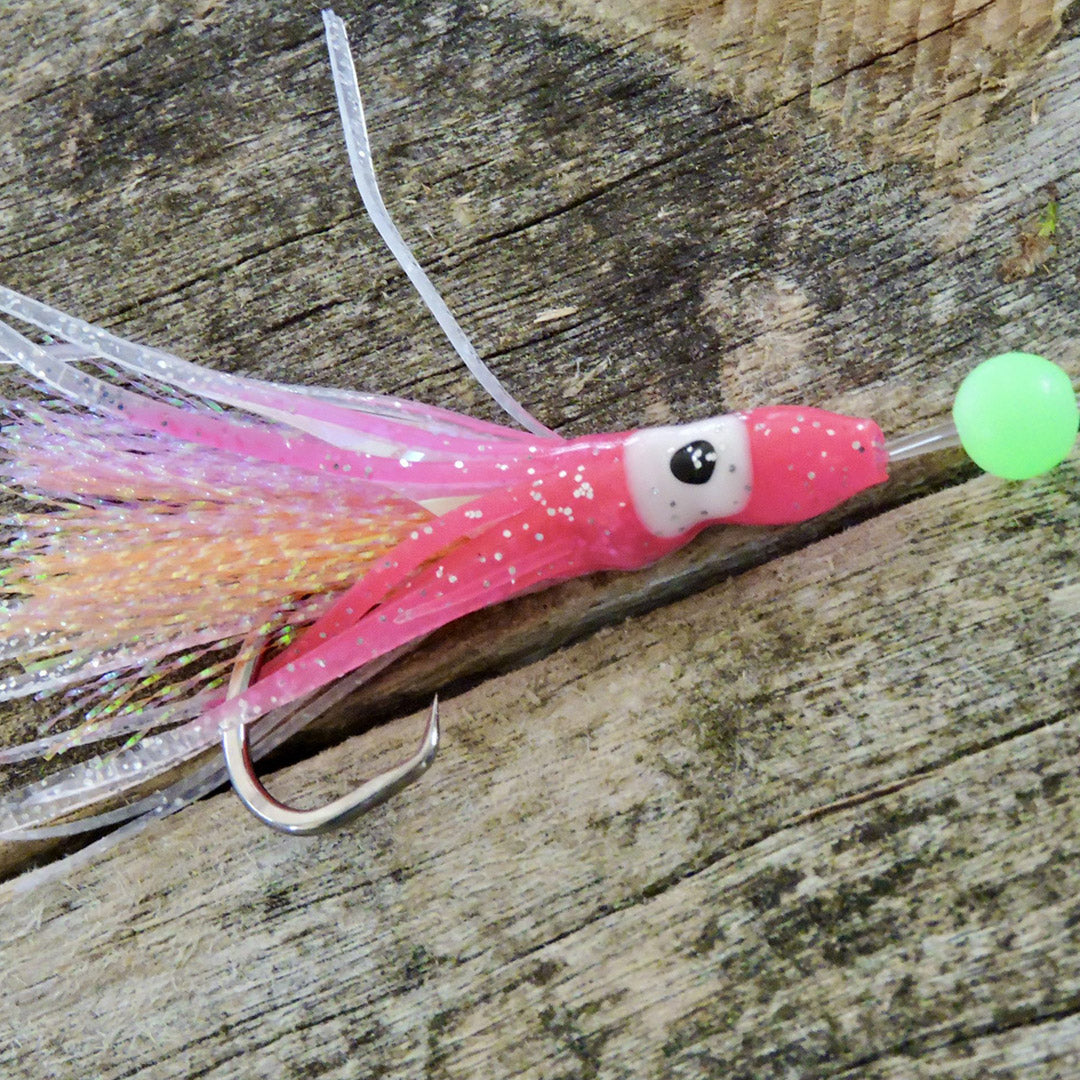 Snapper Tackle Flasher Rig with Squid Skirt