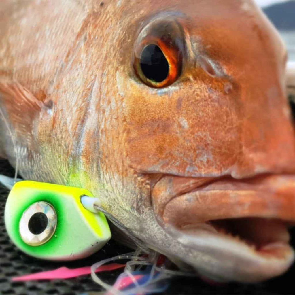 Catch Beady Eye Kabura Jig in Chartreuse with Glow and UV (60-150g)