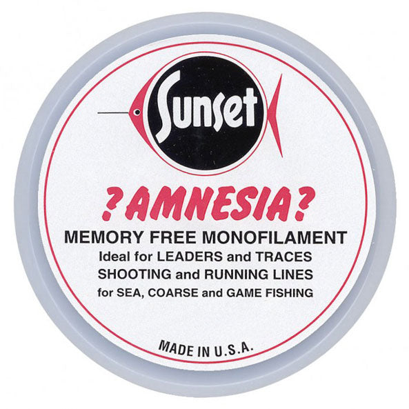 Sunset Amnesia Memory Free Monofilament Trace | 25lb / 11.3kg 100m - LURE ME - Online Fishing Tackle.