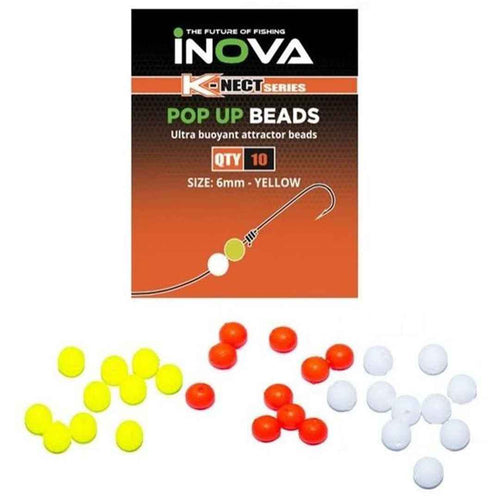 INOVA pop up beads for surfcasting fishing rigs lifting bait off seabed New Zealand