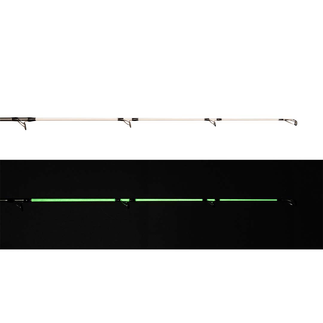 Surfcasting Rod with Glowing Tip