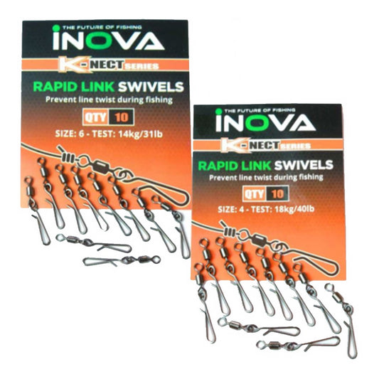 INOVA Rapid Link Swivels - LURE ME - Online Fishing Tackle.