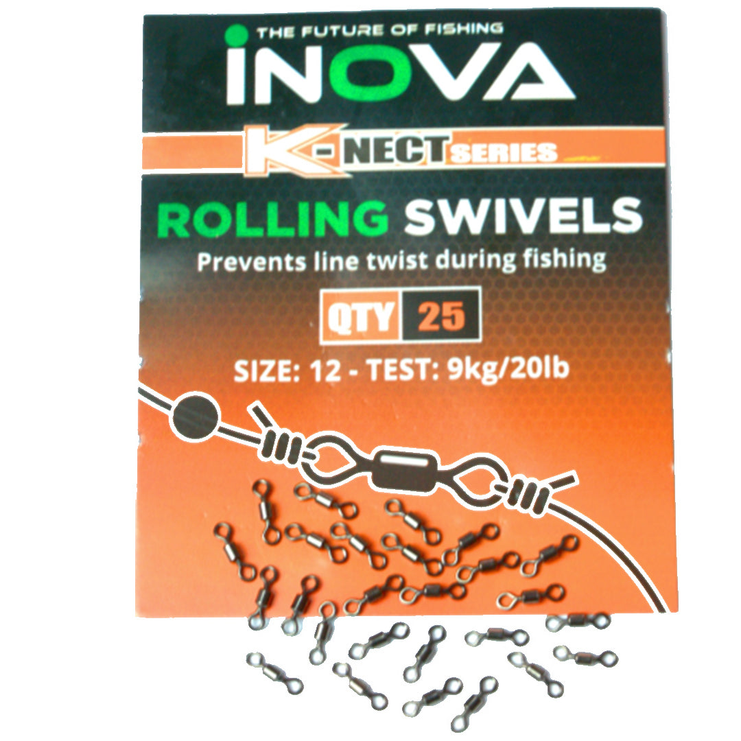 INOVA Rolling Swivels - LURE ME - Online Fishing Tackle.