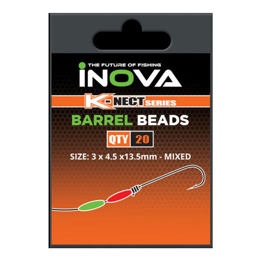 INOVA Barrel Beads - LURE ME - Online Fishing Tackle.