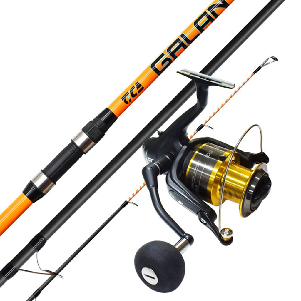Tica Brute Wolf BW8000 surfcasting combo set with Galant surf rod and BW8000 reel