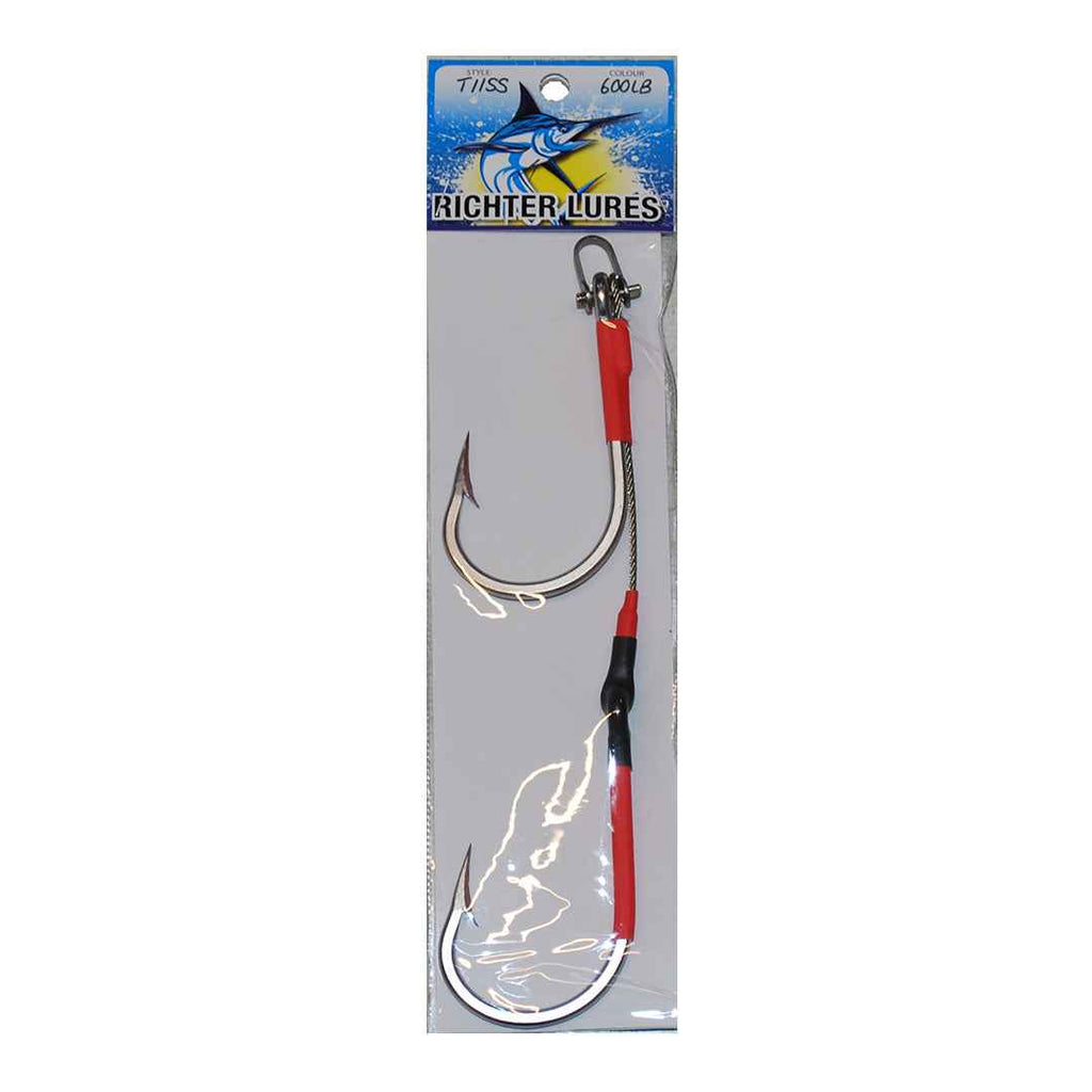 Twin Shogun Hook Game Fishing Rig 7/0 - 12/0