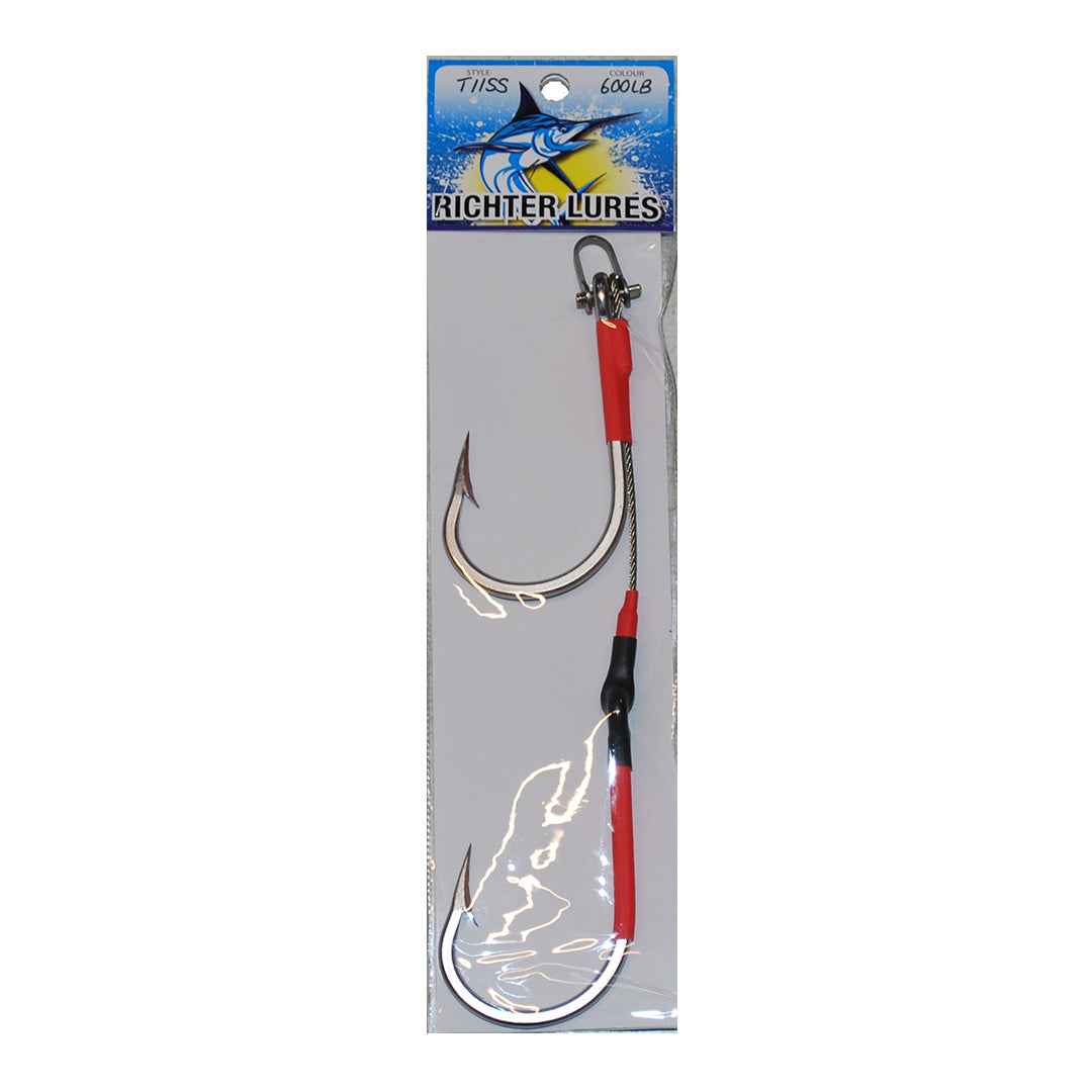 Twin Shogun Hook Game Fishing Rig 7/0 - 12/0