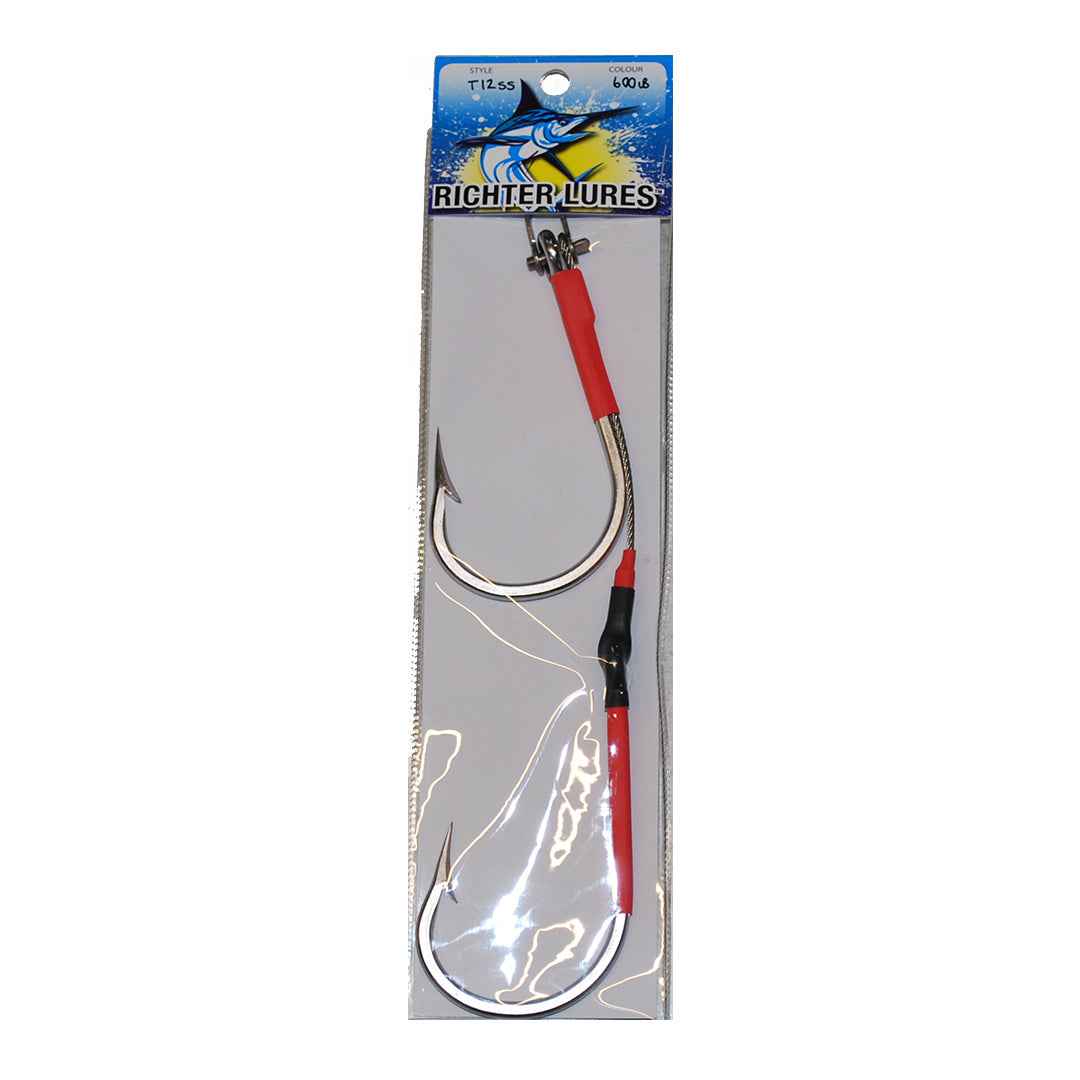 Twin Shogun Hook Game Fishing Rig 7/0 - 12/0