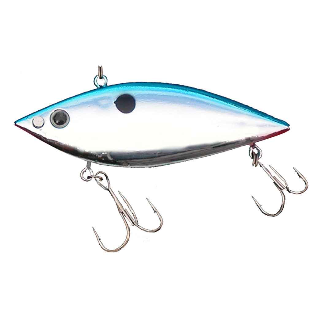 Zapper Crankbait Casting Lure Pro-Toll Zapper Chrome Blue Back – Lure Me