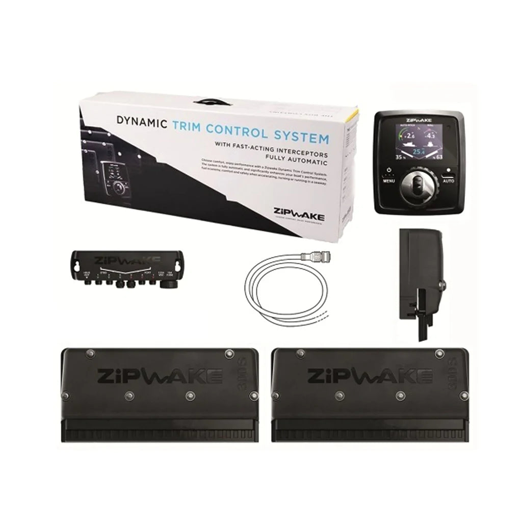 Zipwake KB450-S, 4500mm Auto Trim Control System including display