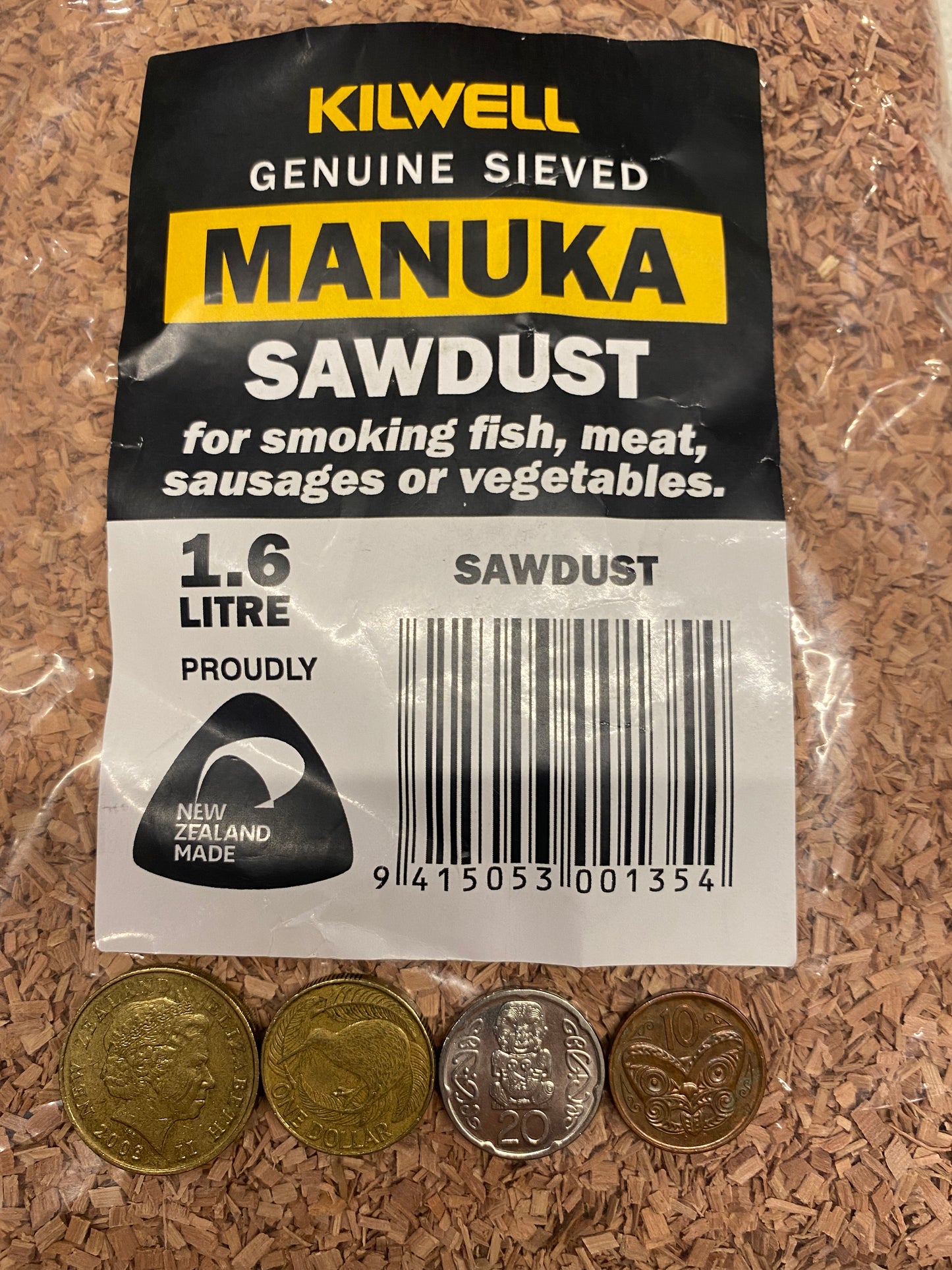 Manuka Sawdust for smoking fish, meat, sausages or vegetables