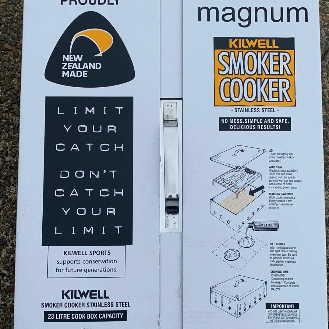 Fish Smoker - Kilwell Magnum 23 Litre Smoker