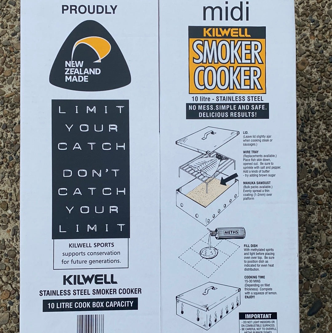 Fish Smoker - Kilwell Midi 10 Litre Smoker